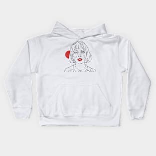 Abstraction Girl Kids Hoodie